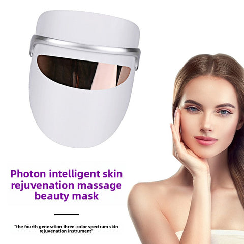 LED silicone face mask beauty device
