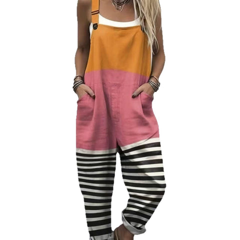 Suspenders Casual Pants