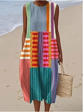 Womens Printed Dress