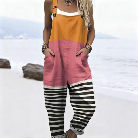 Suspenders Casual Pants