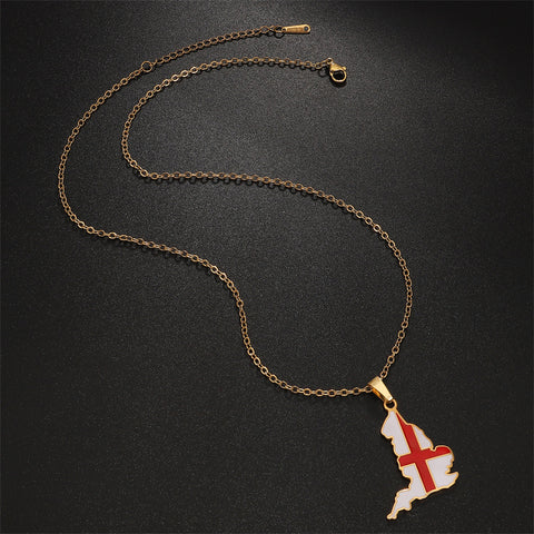 English Flag Necklace