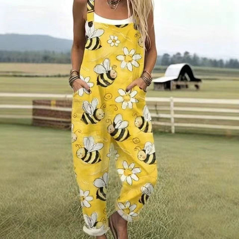 Suspenders Casual Pants