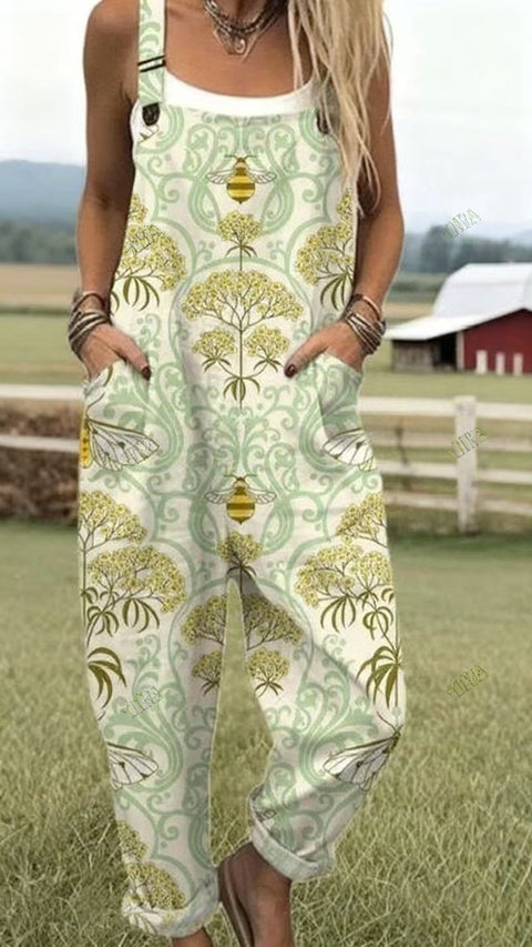 Suspenders Casual Pants