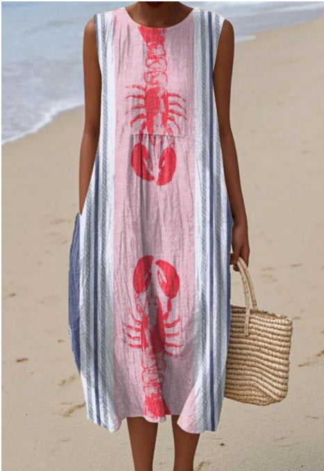 Womens Printed Dress