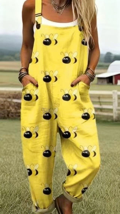 Suspenders Casual Pants