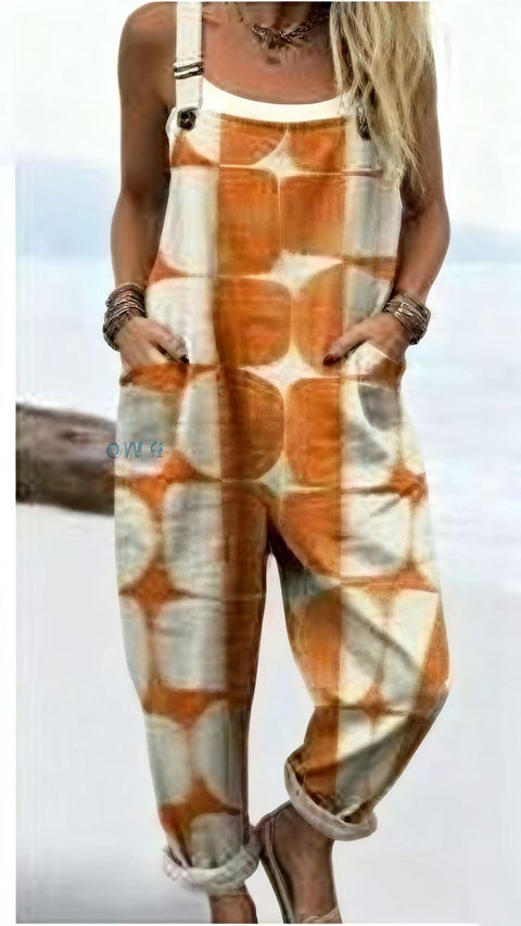 Suspenders Casual Pants