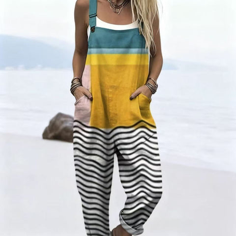 Suspenders Casual Pants