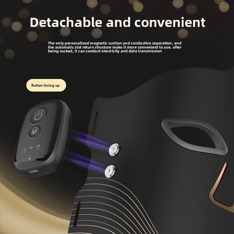 LED wireless photon beauty mask