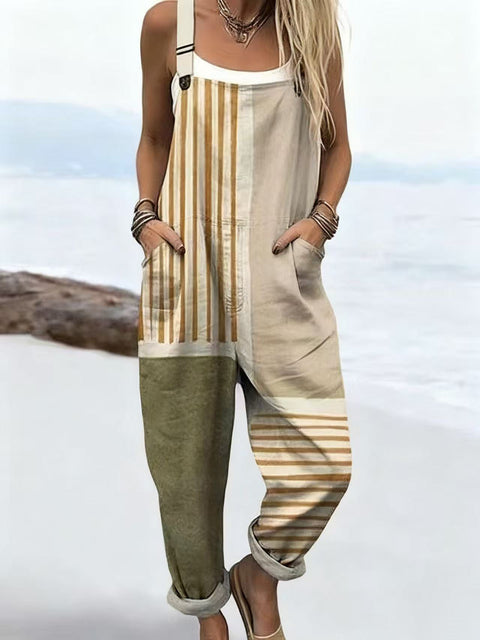 Suspenders Casual Pants